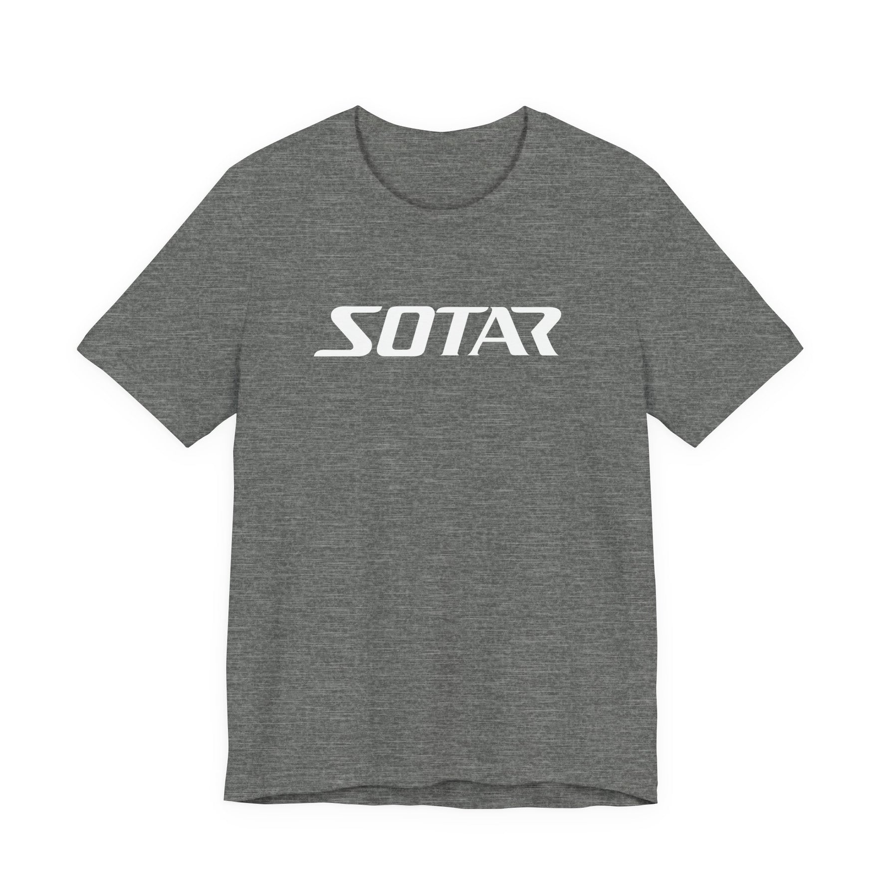 SOTAR White LOGO Graphic Tee - Unisex Casual T-Shirt, Everyday Outdoor