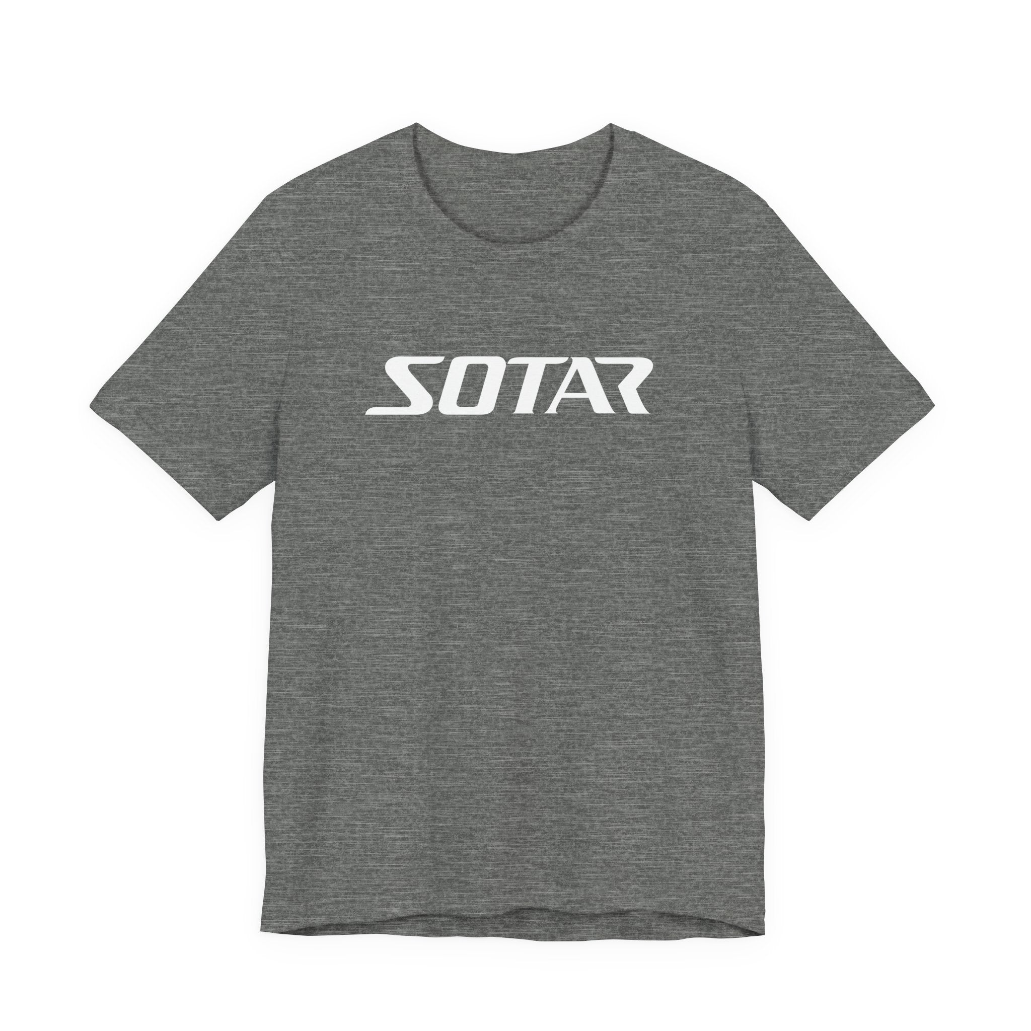 SOTAR White LOGO Graphic Tee - Unisex Casual T-Shirt, Everyday Outdoor