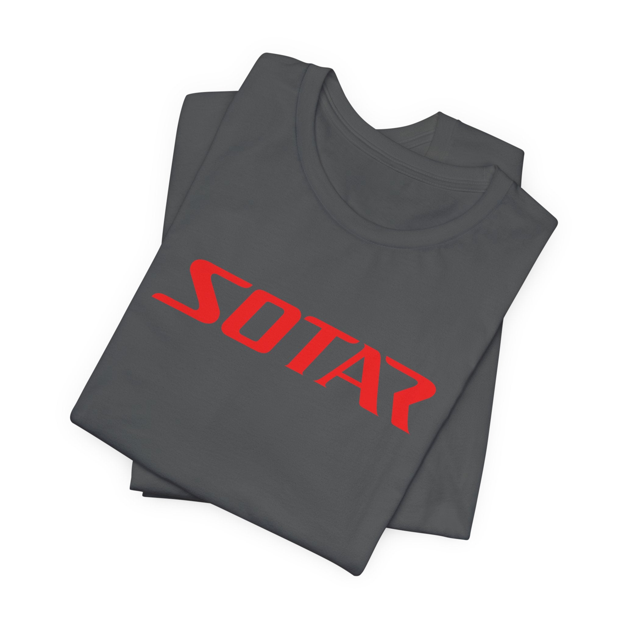 SOTAR Red LOGO Graphic Tee - Unisex Casual T-Shirt, Everyday Outdoor