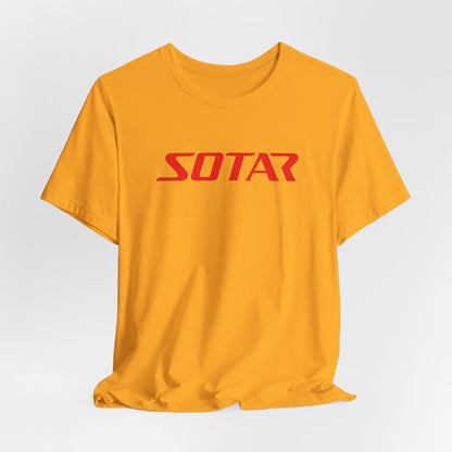 SOTAR Red LOGO Graphic Tee - Unisex Casual T-Shirt, Everyday Outdoor