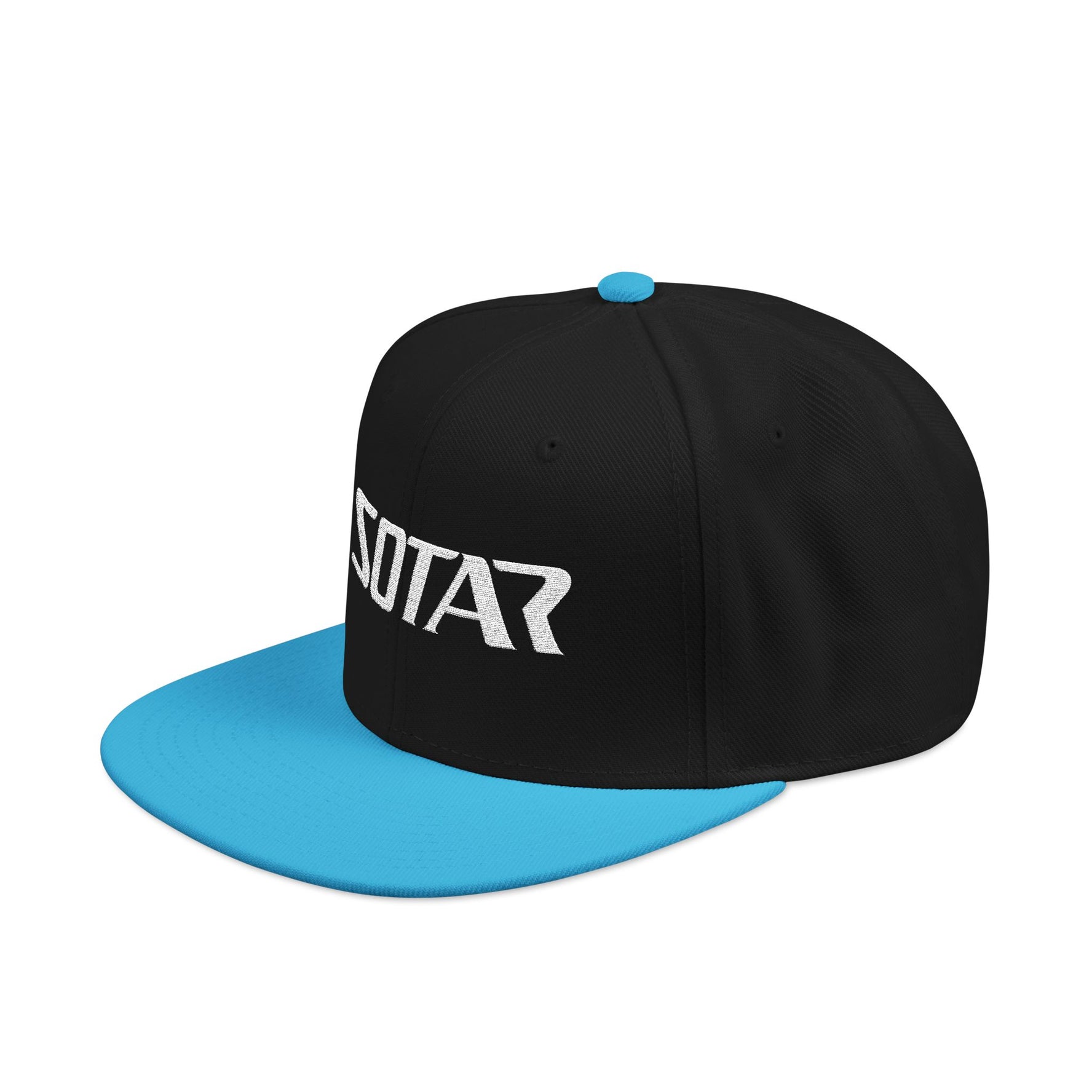 SOTAR Embroidered White Logo Snapback Trucker Cap Baseball Hat