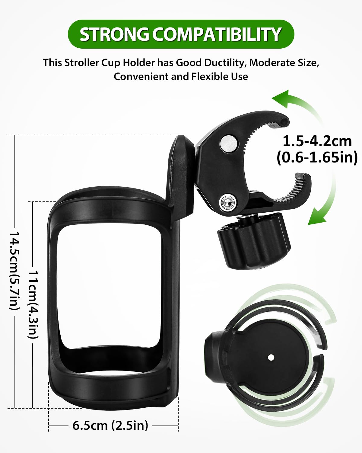 Adjustable Clamp Cup Holder