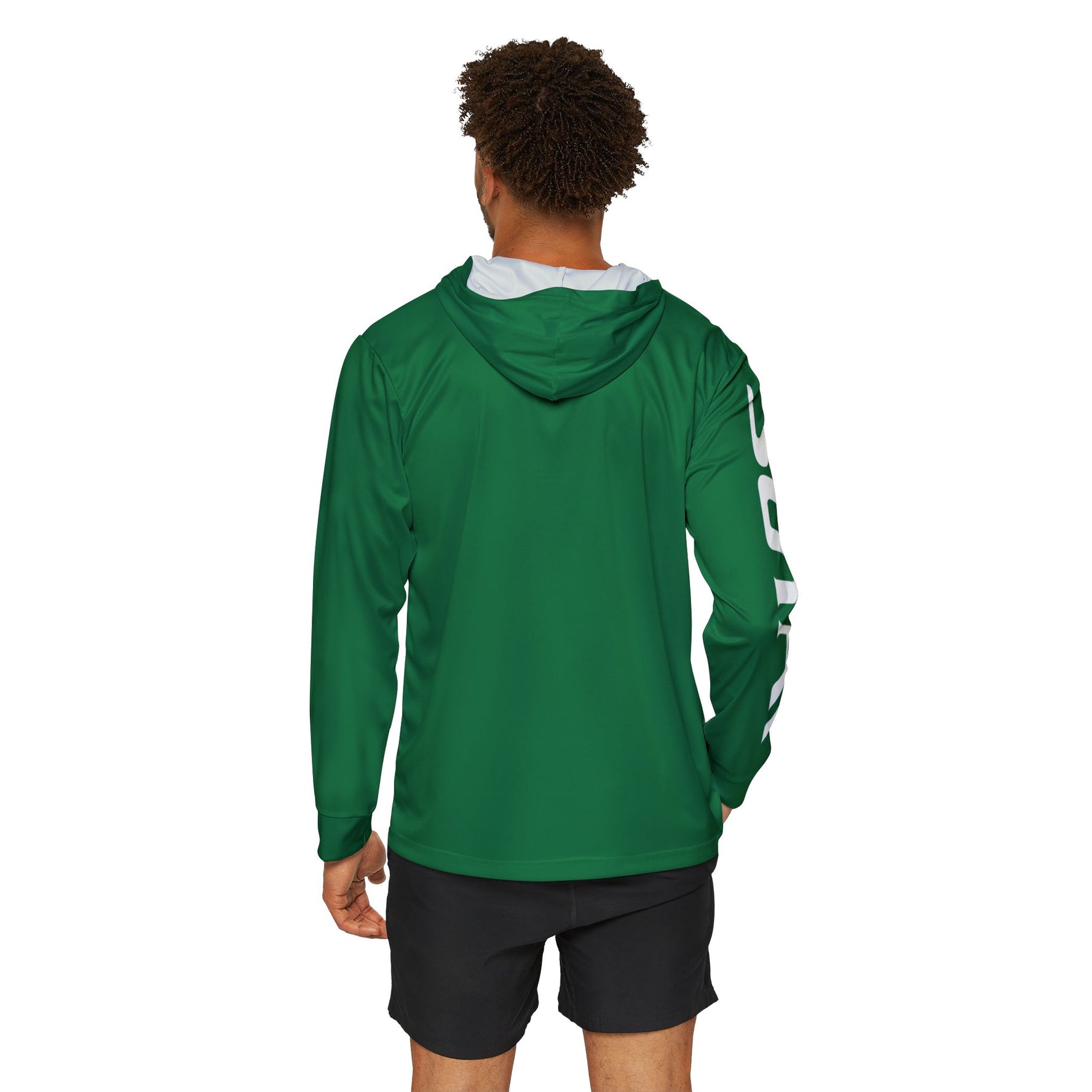 Green White SOTAR Men's UPF 50+ Sun Shirt
