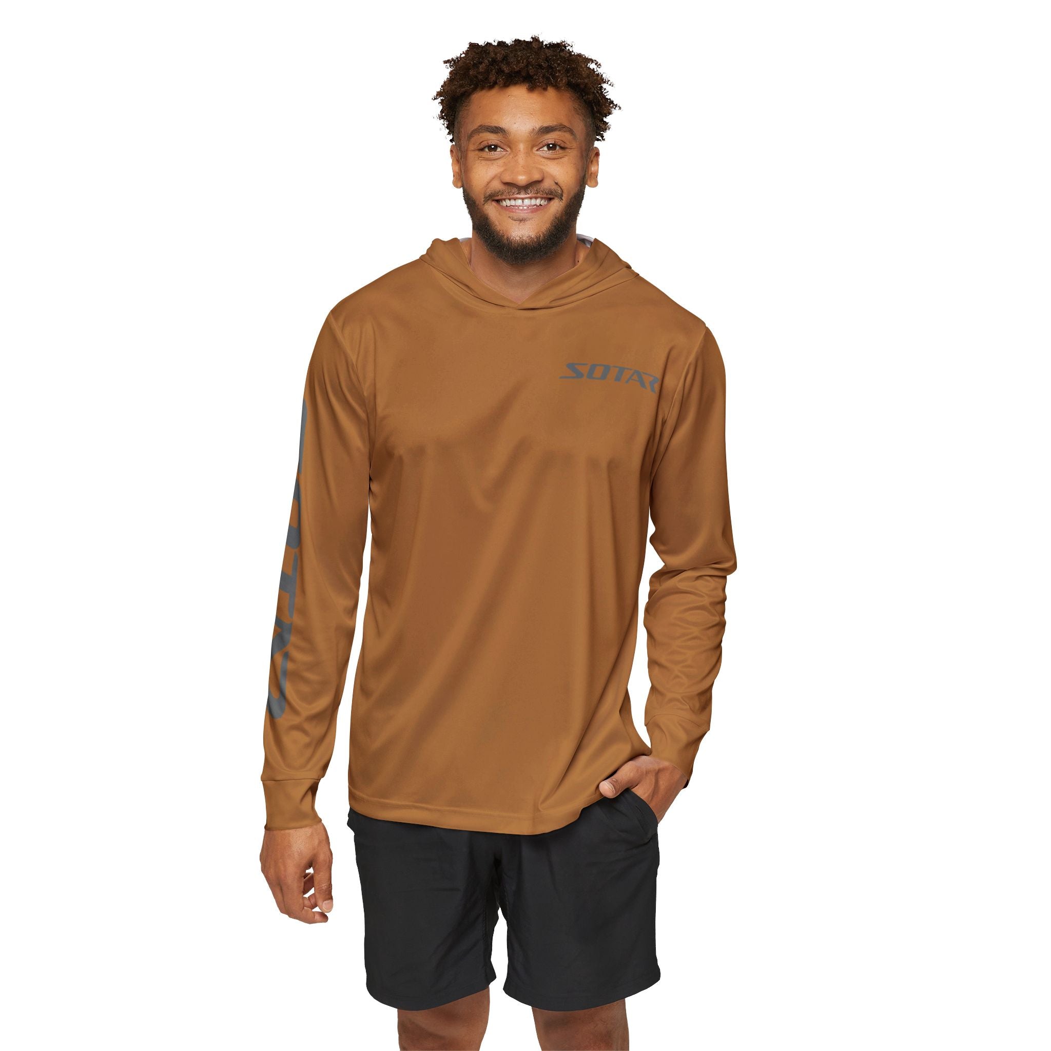 Brown SOTAR Men's UPF 50+ Sun Shirt