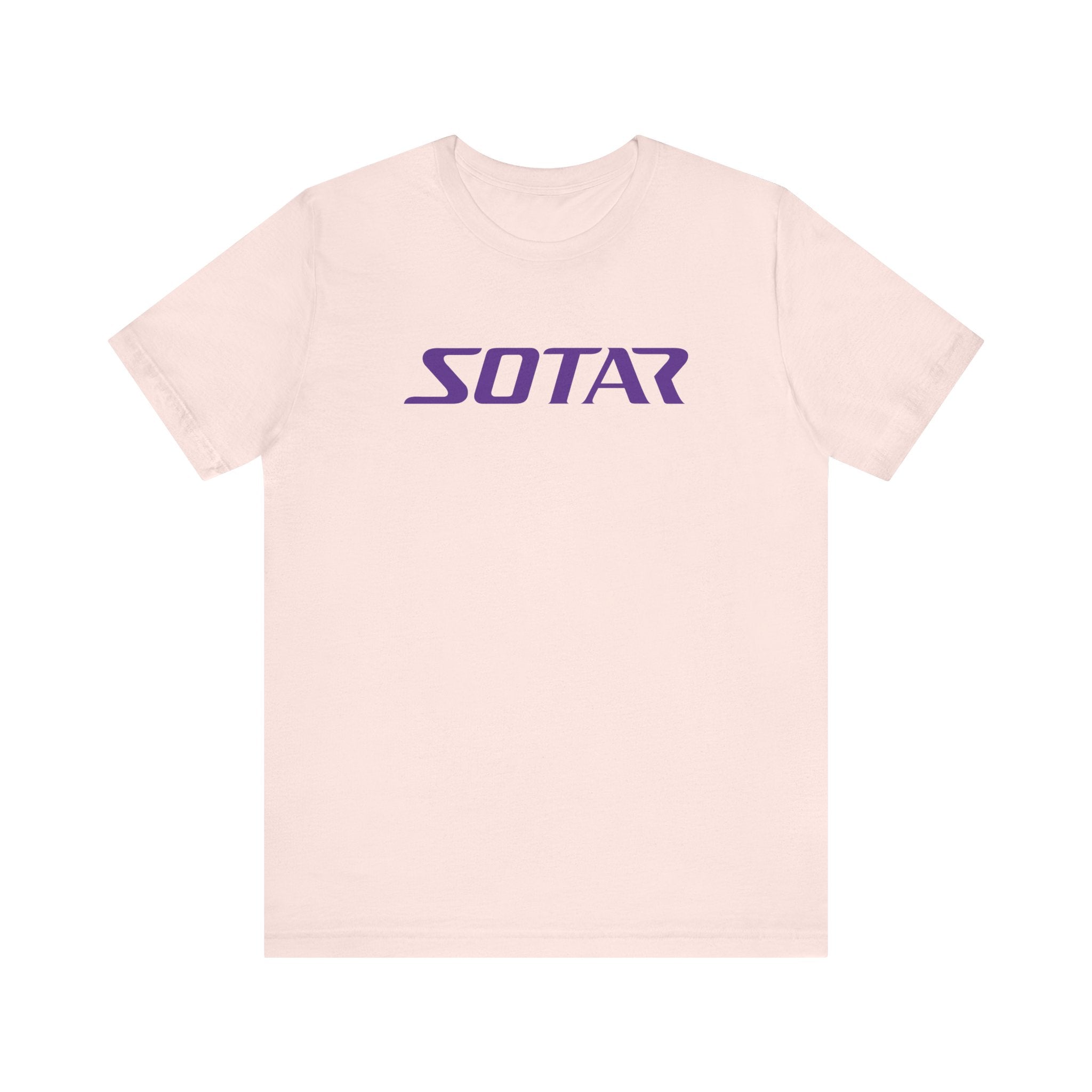 SOTAR Purple LOGO Graphic Tee - Unisex Casual T-Shirt, Everyday Outdoor