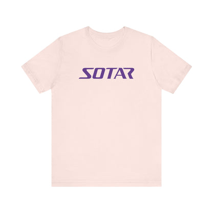 SOTAR Purple LOGO Graphic Tee - Unisex Casual T-Shirt, Everyday Outdoor