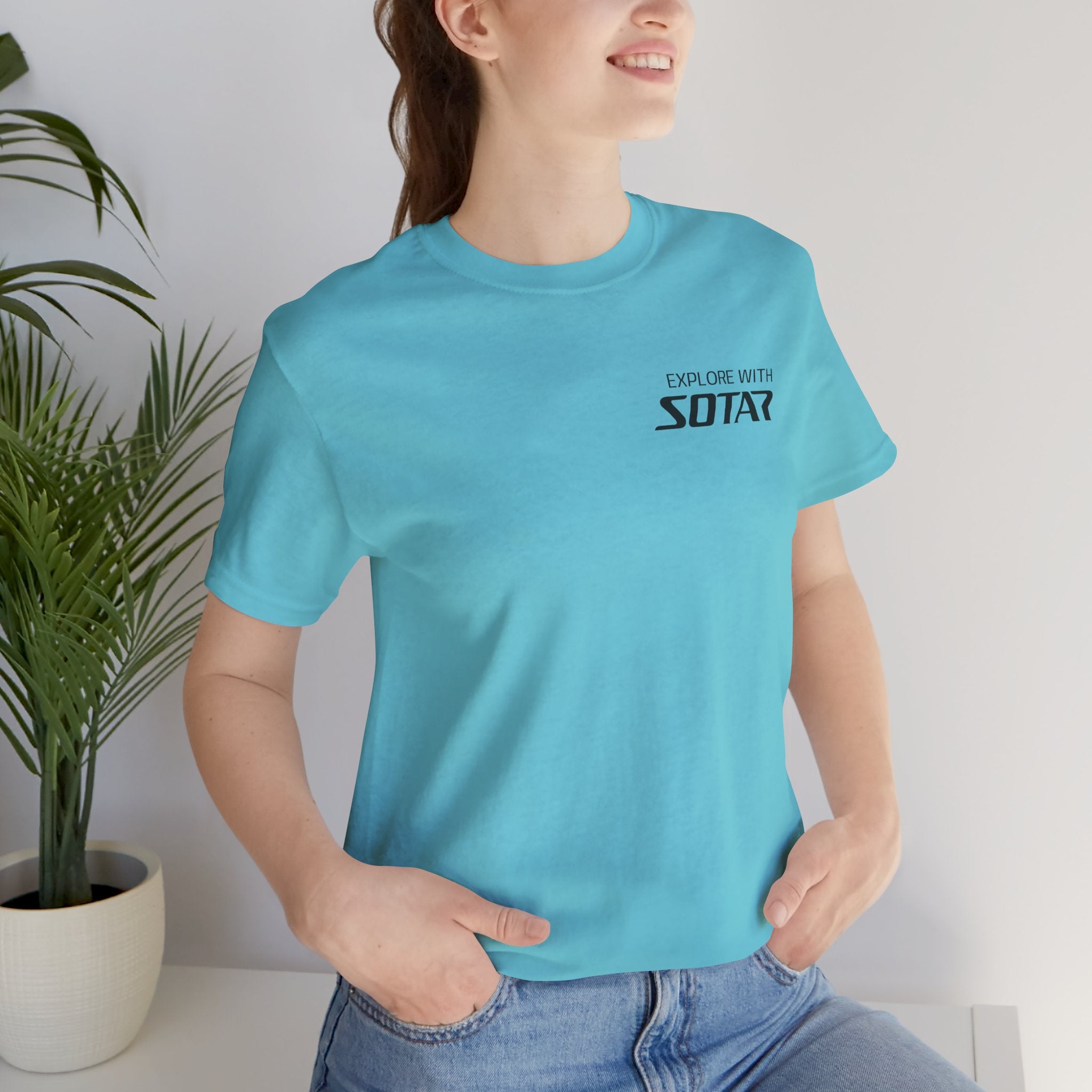 I Explore with SOTAR Black Logo - Liquid SL Series T-Shirt