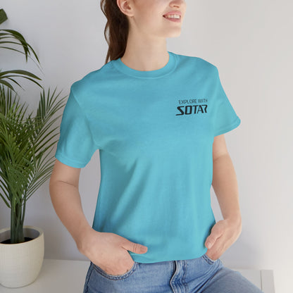 I Explore with SOTAR Black Logo - Liquid SL Series T-Shirt