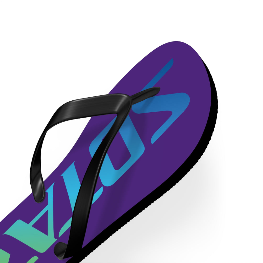 SOTAR Ocean Logo Purple Flip Flops Sandals Summer River Water Wear