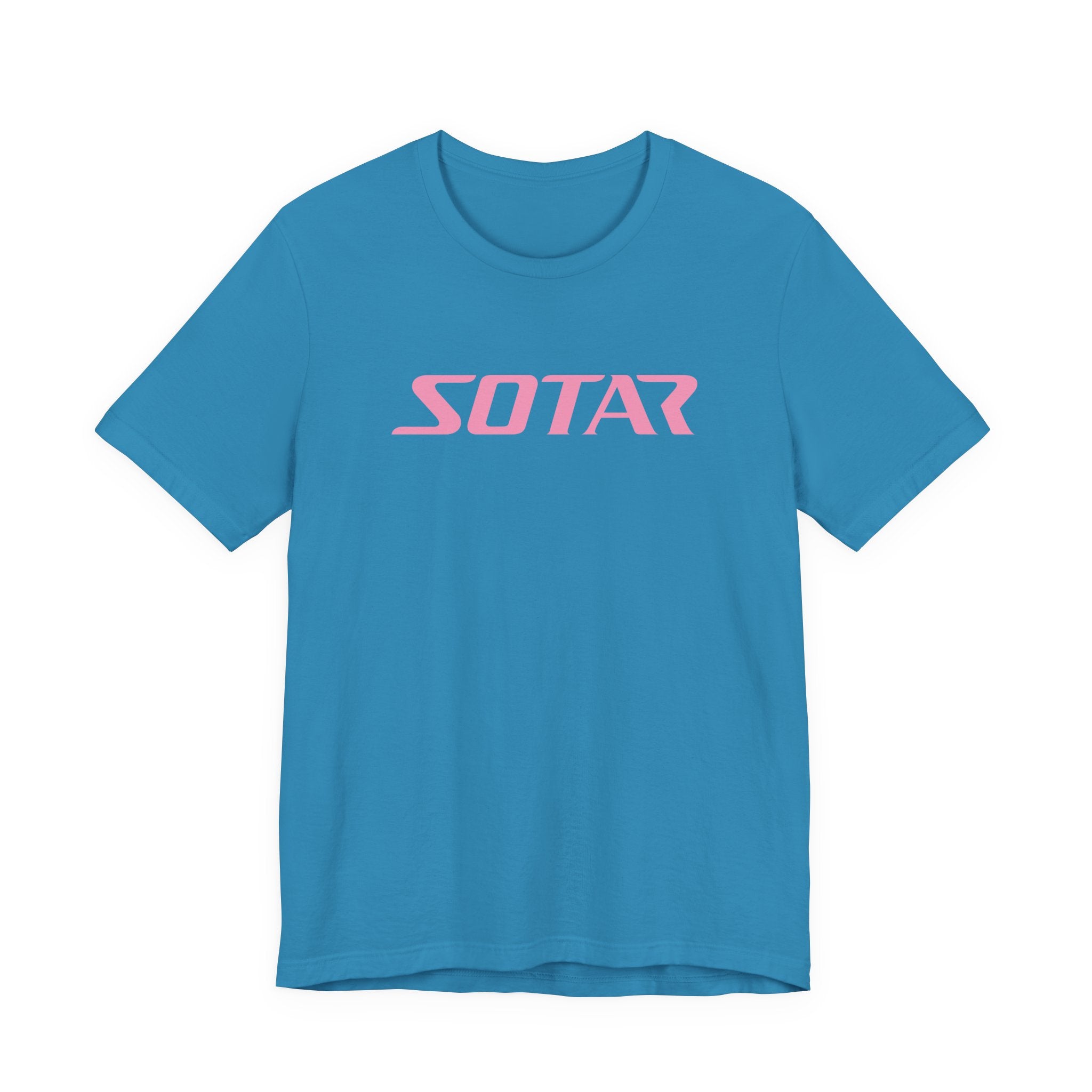 SOTAR Pink LOGO Graphic Tee - Unisex Casual T-Shirt, Everyday Outdoor