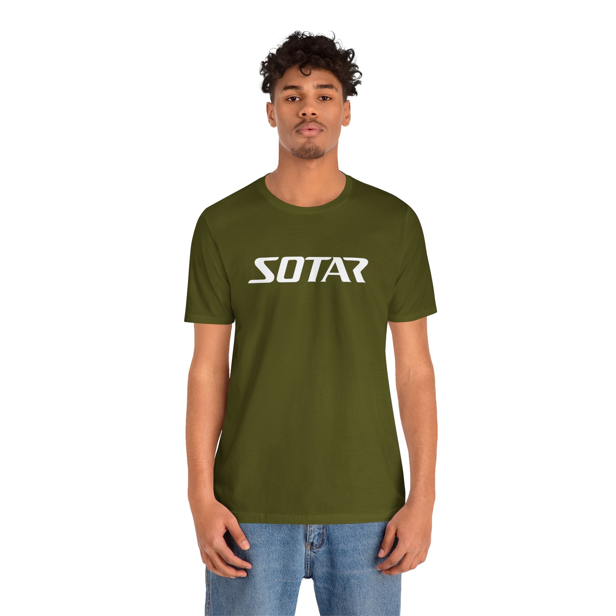 SOTAR White LOGO Graphic Tee - Unisex Casual T-Shirt, Everyday Outdoor