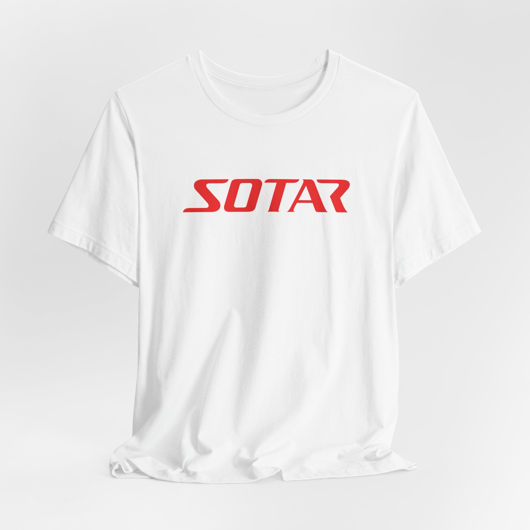 SOTAR Red LOGO Graphic Tee - Unisex Casual T-Shirt, Everyday Outdoor