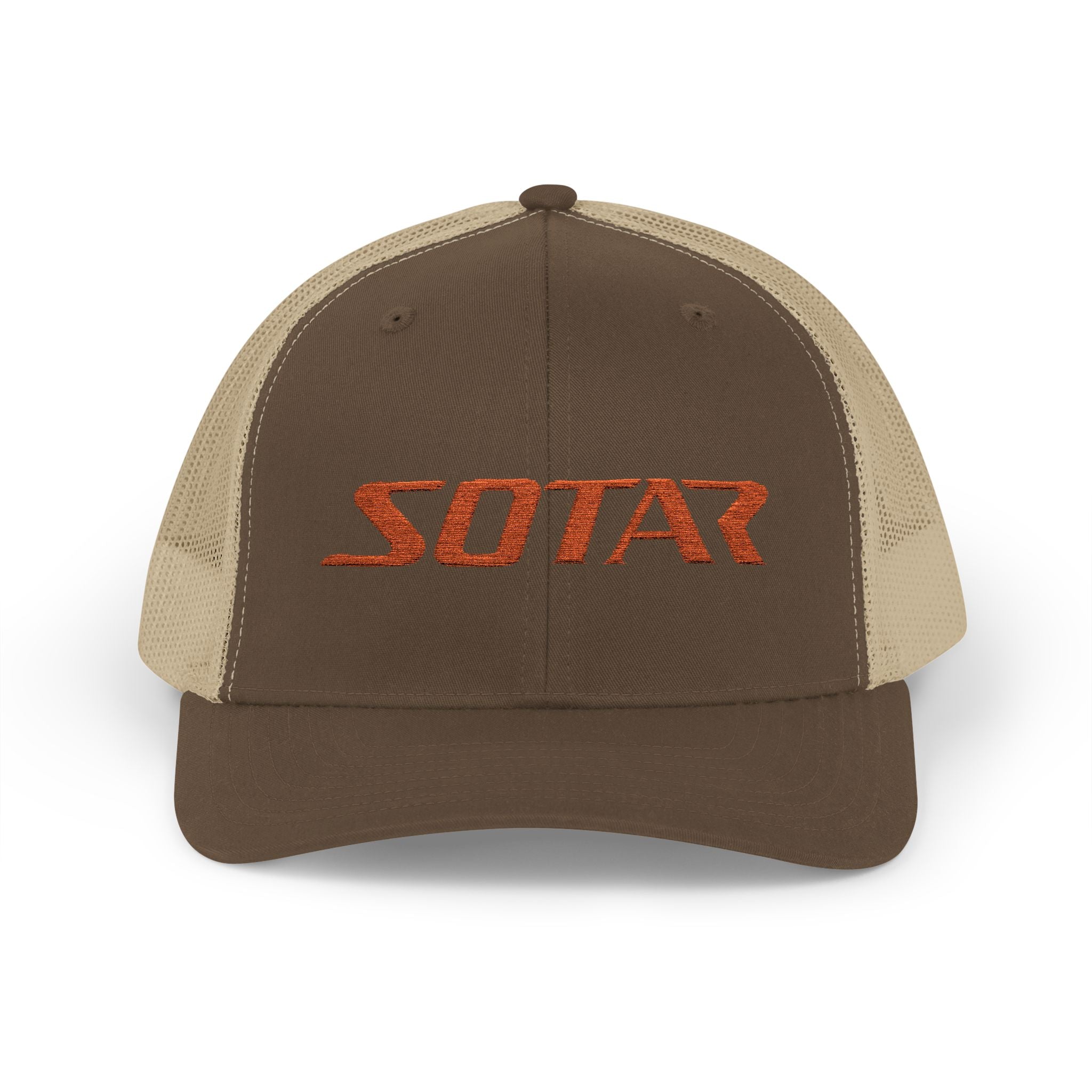 Snapback Trucker Cap - Orange Logo