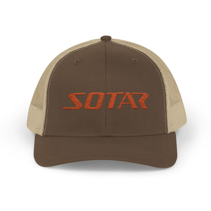 Snapback Trucker Cap - Orange Logo