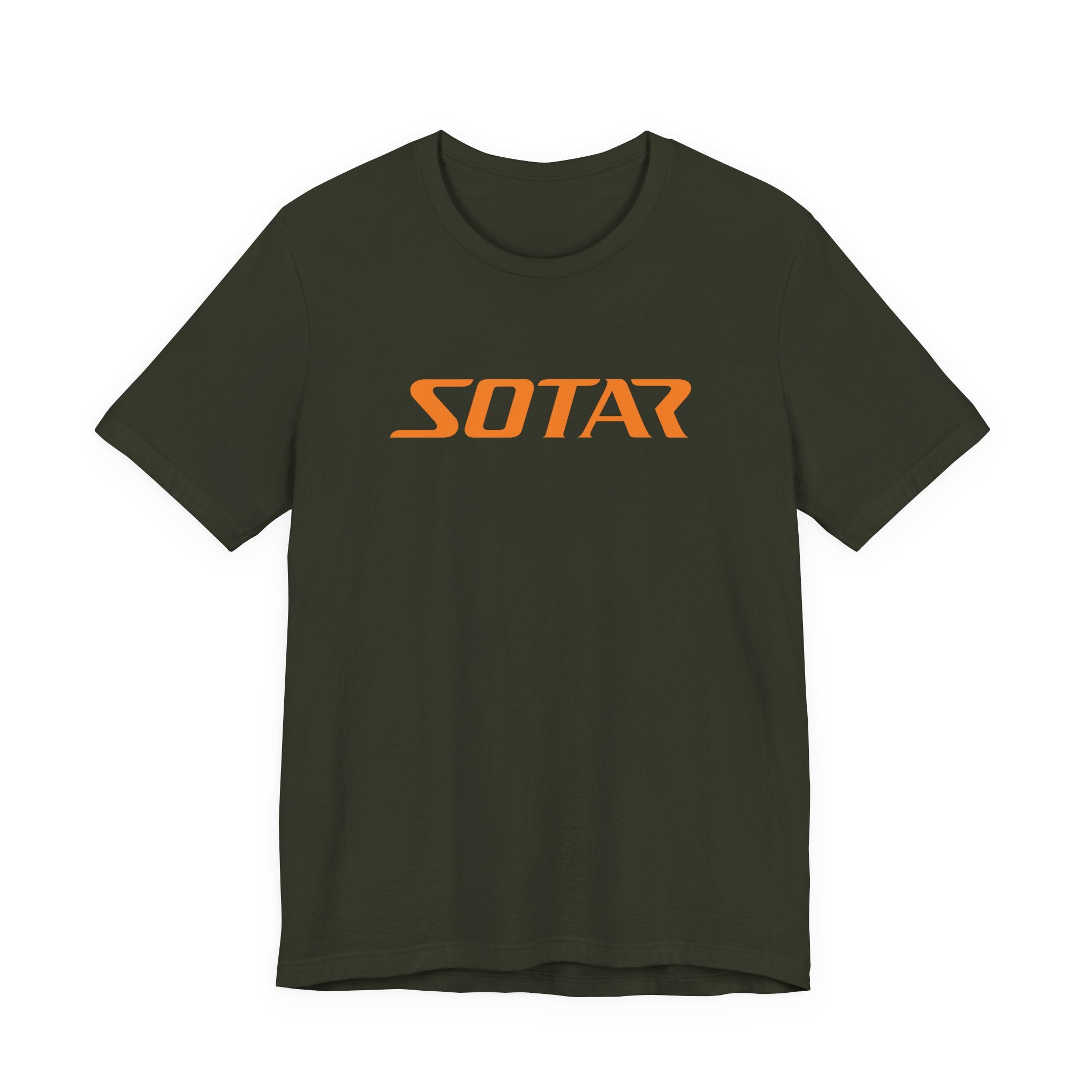 SOTAR Orange LOGO Graphic Tee - Unisex Casual T-Shirt, Everyday Outdoor