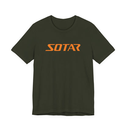 SOTAR Orange LOGO Graphic Tee - Unisex Casual T-Shirt, Everyday Outdoor