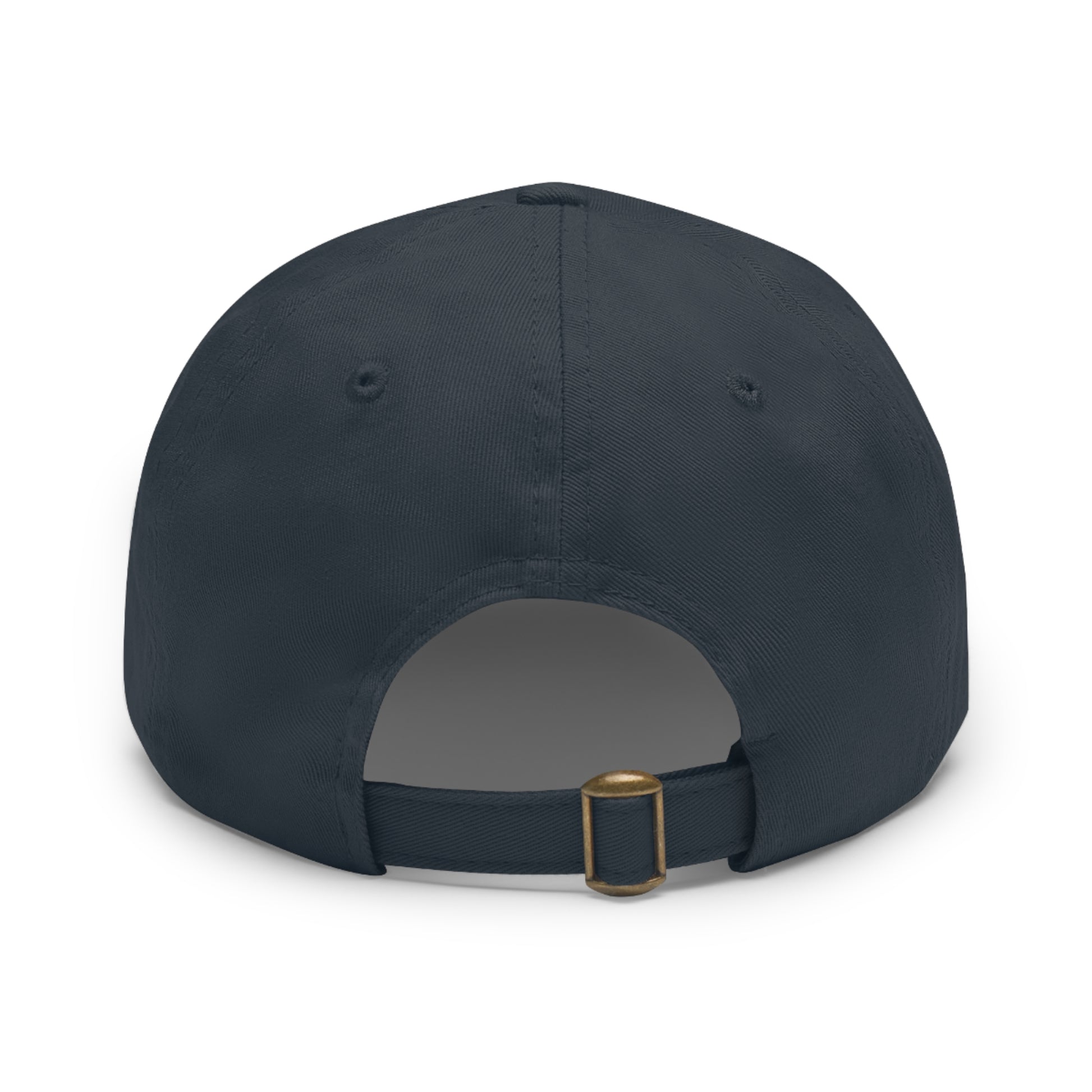 Dad Buckle Cap Hat - SOTAR White LOGO Leather Patch