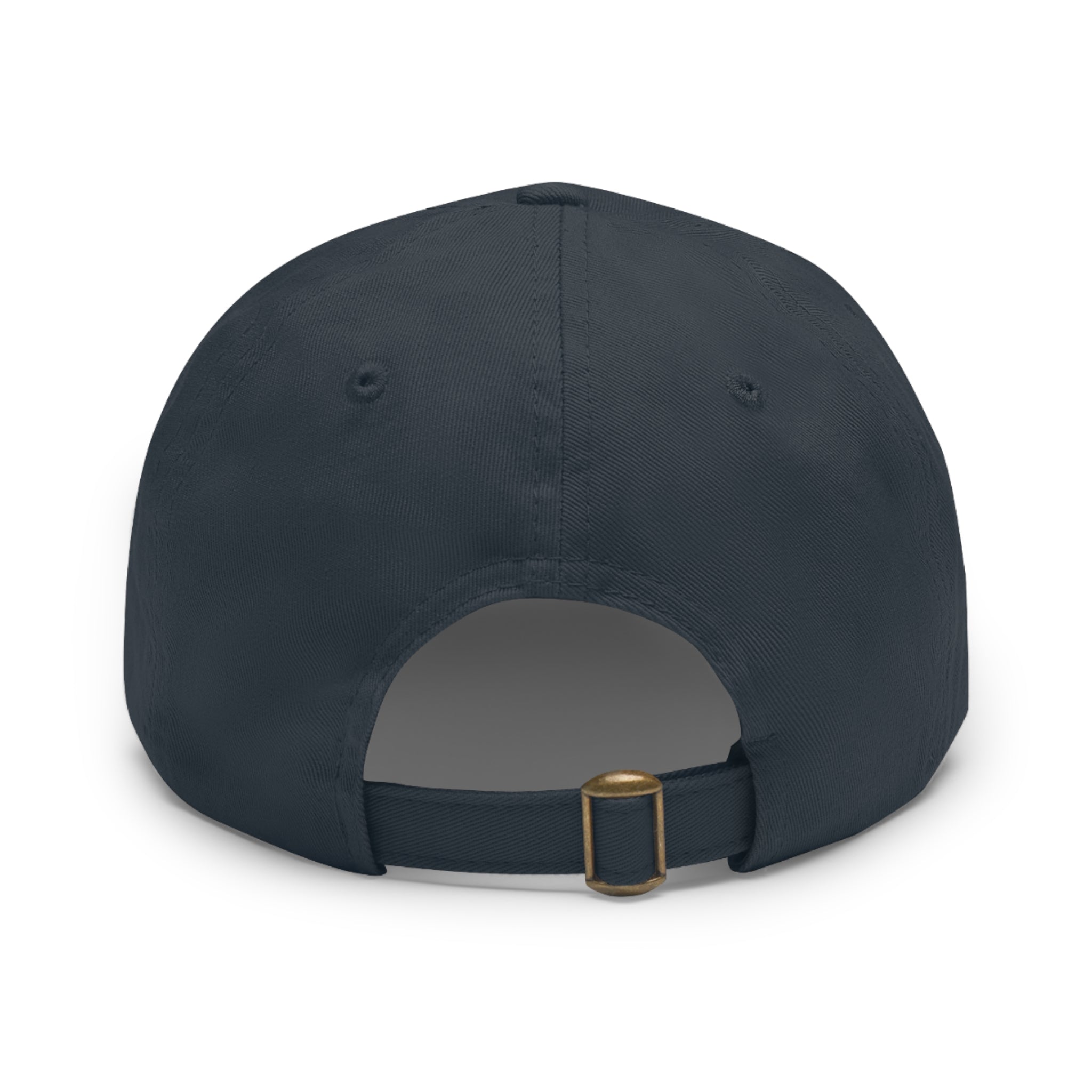 Dad Buckle Cap Hat - SOTAR White LOGO Leather Patch