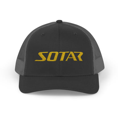 Snapback Trucker Cap - Yellow Logo