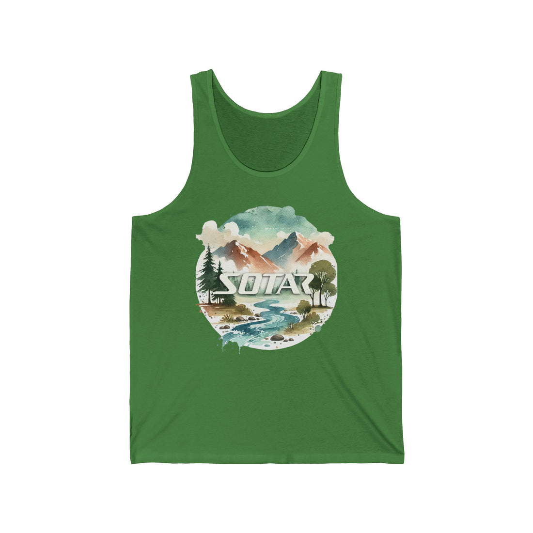 Unisex Jersey Tank - Watercolor 201