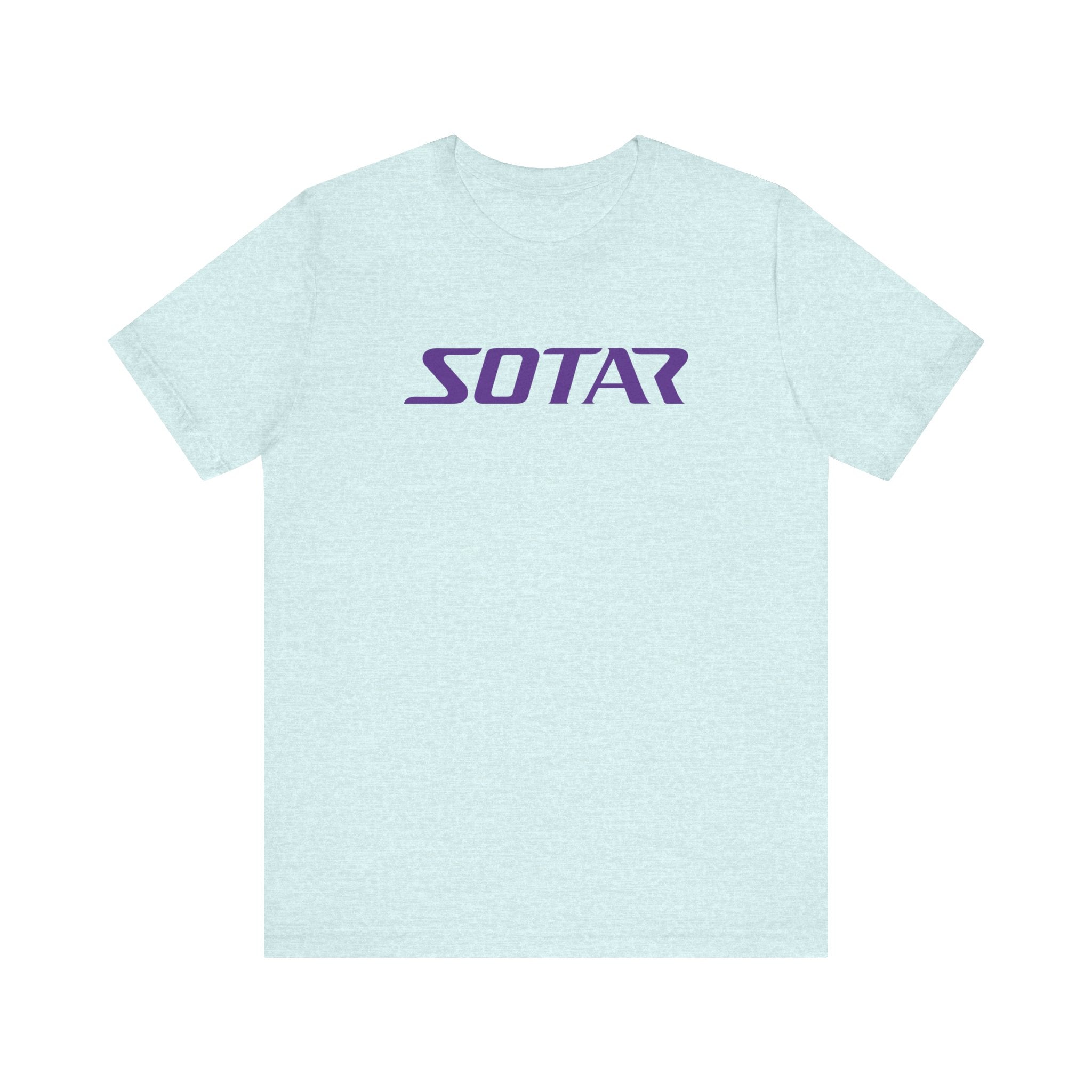 SOTAR Purple LOGO Graphic Tee - Unisex Casual T-Shirt, Everyday Outdoor