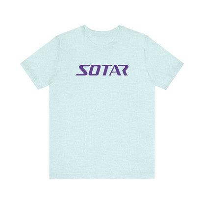 SOTAR Purple LOGO Graphic Tee - Unisex Casual T-Shirt, Everyday Outdoor