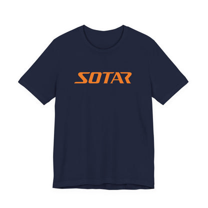 SOTAR Orange LOGO Graphic Tee - Unisex Casual T-Shirt, Everyday Outdoor
