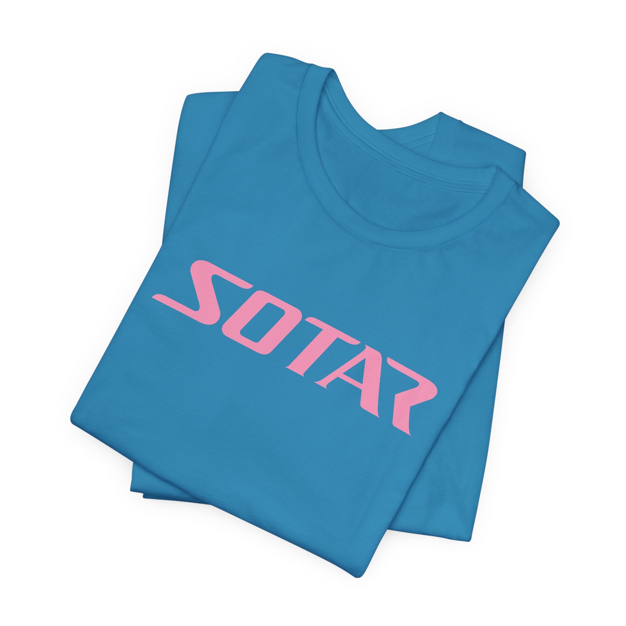 SOTAR Pink LOGO Graphic Tee - Unisex Casual T-Shirt, Everyday Outdoor