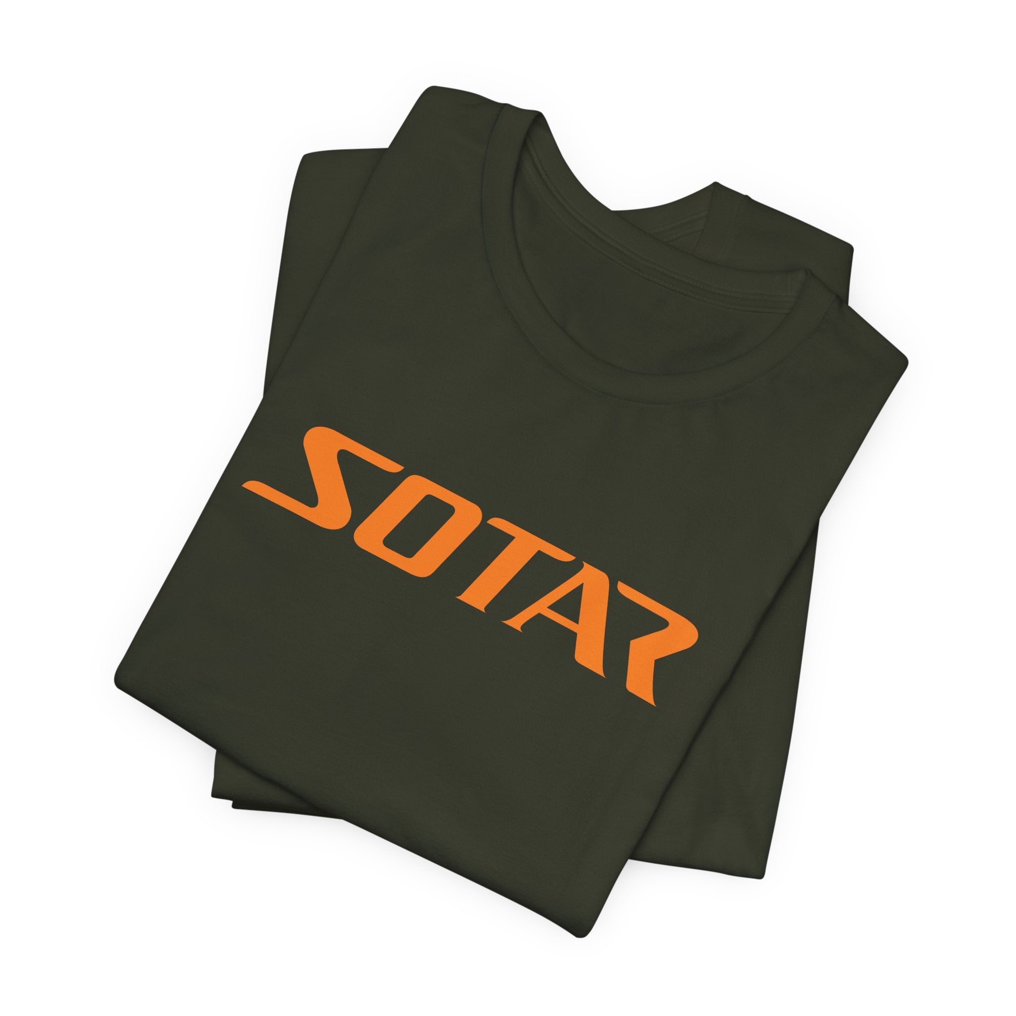 SOTAR Orange LOGO Graphic Tee - Unisex Casual T-Shirt, Everyday Outdoor