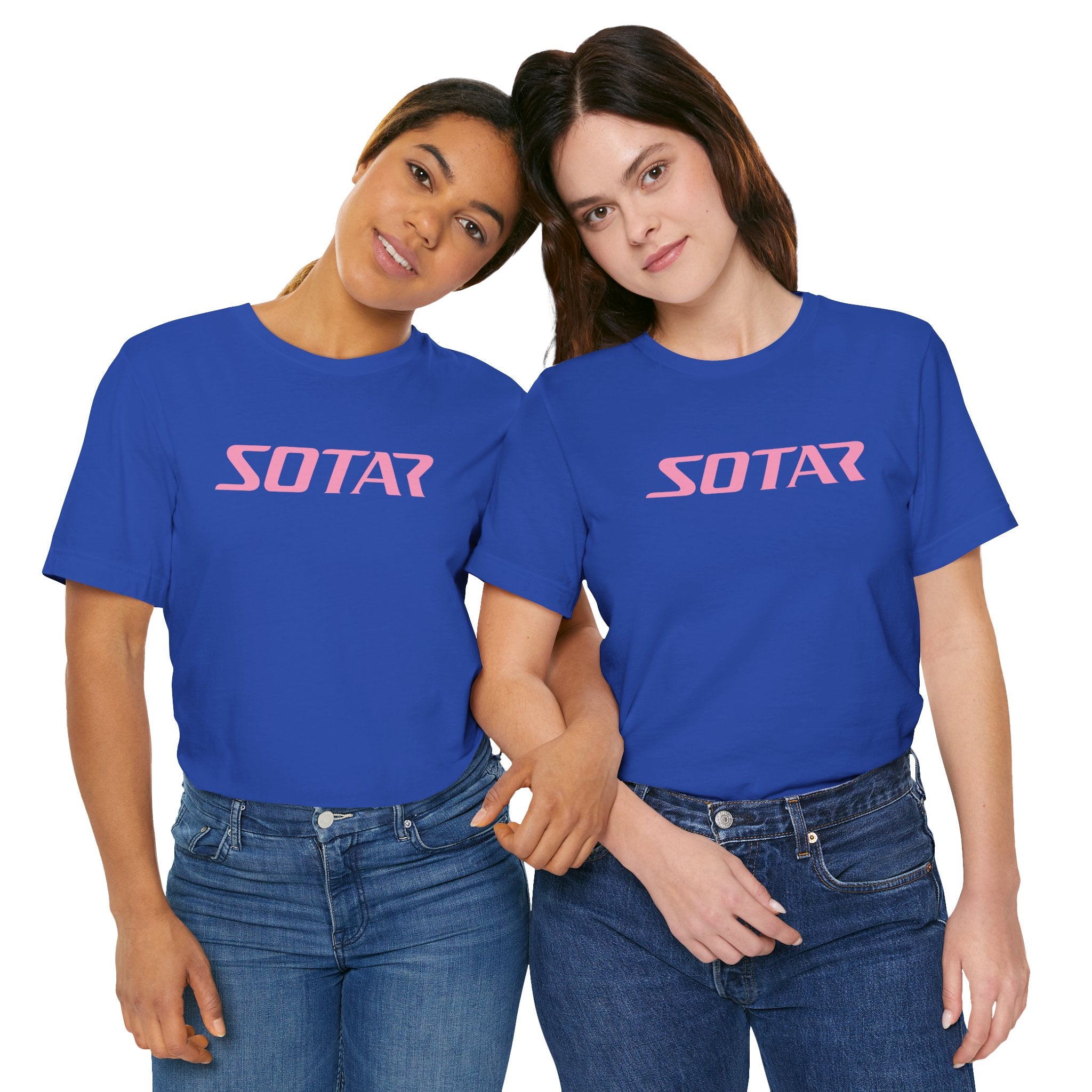 SOTAR Pink LOGO Graphic Tee - Unisex Casual T-Shirt, Everyday Outdoor
