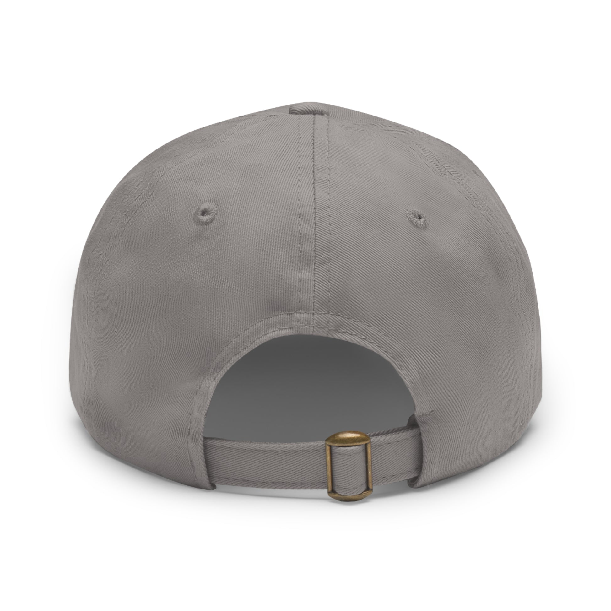 Dad Buckle Cap Hat - SOTAR White LOGO Leather Patch