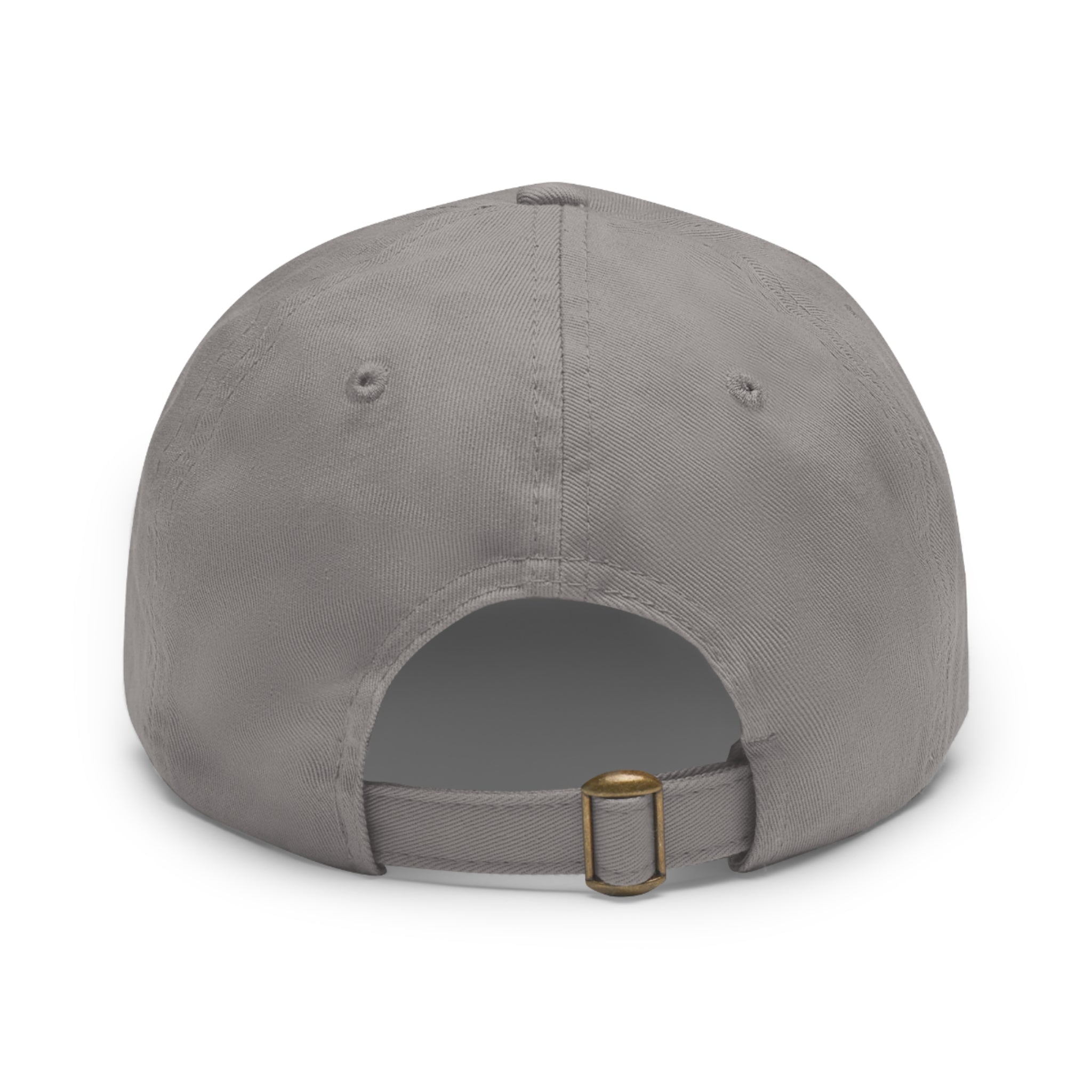 Dad Buckle Cap Hat - SOTAR White LOGO Leather Patch