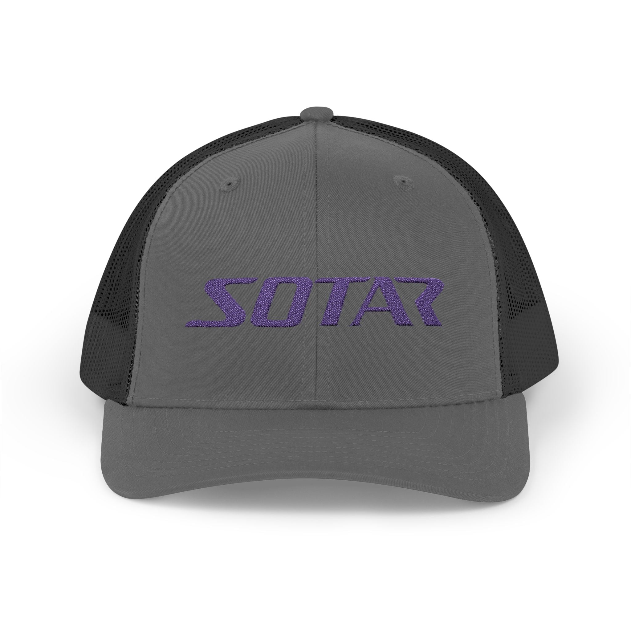 Snapback Trucker Cap - Purple Logo