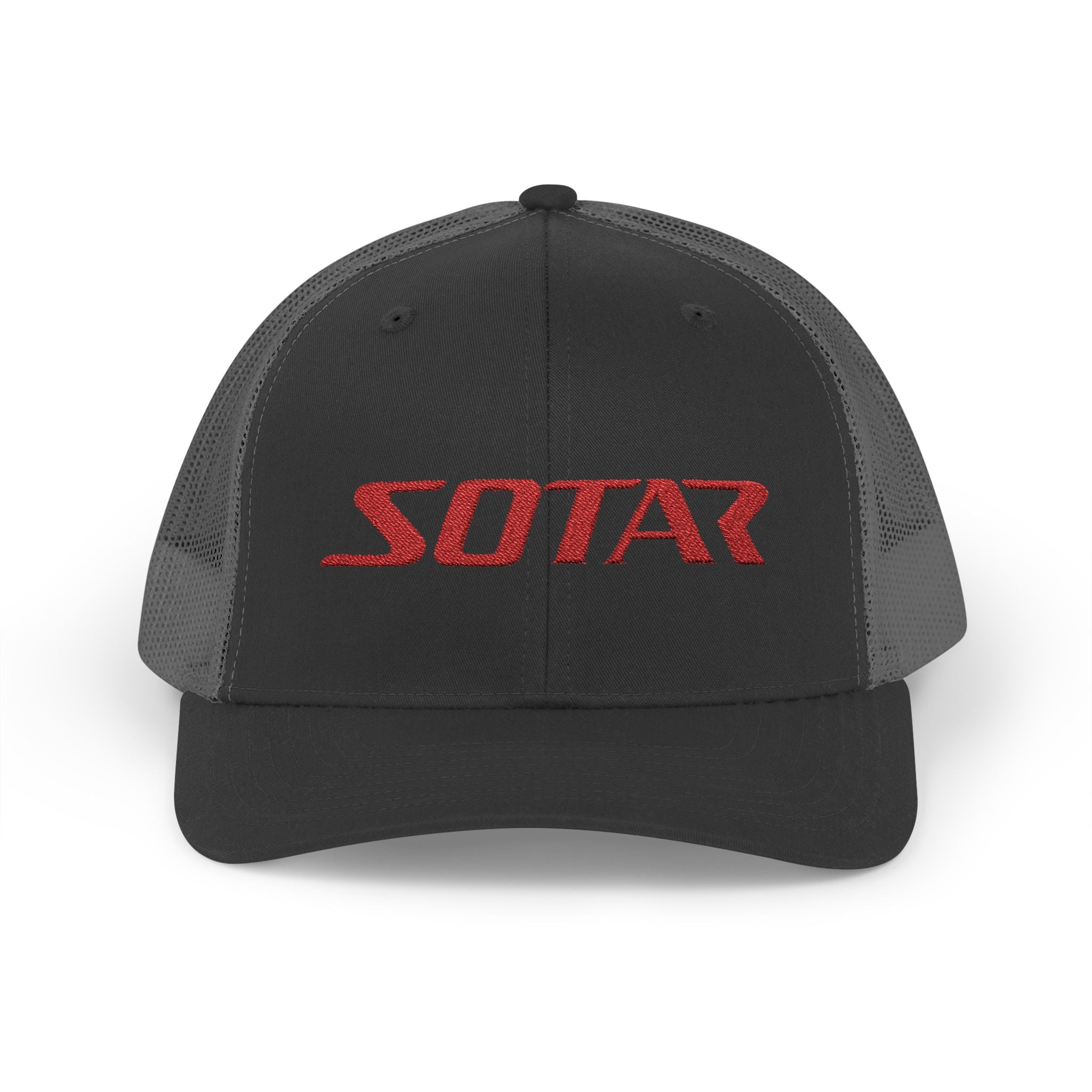 Snapback Trucker Cap -  Red Logo