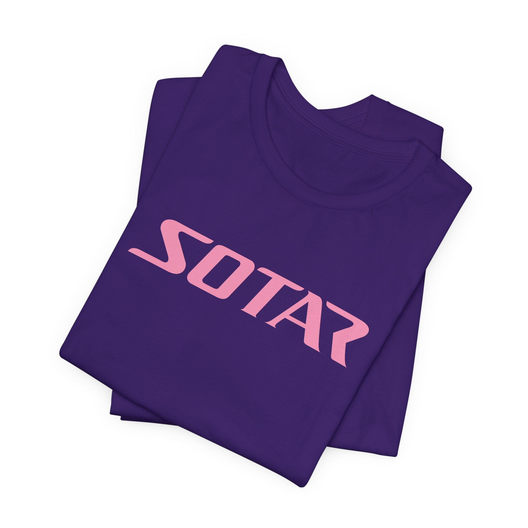 SOTAR Pink LOGO Graphic Tee - Unisex Casual T-Shirt, Everyday Outdoor