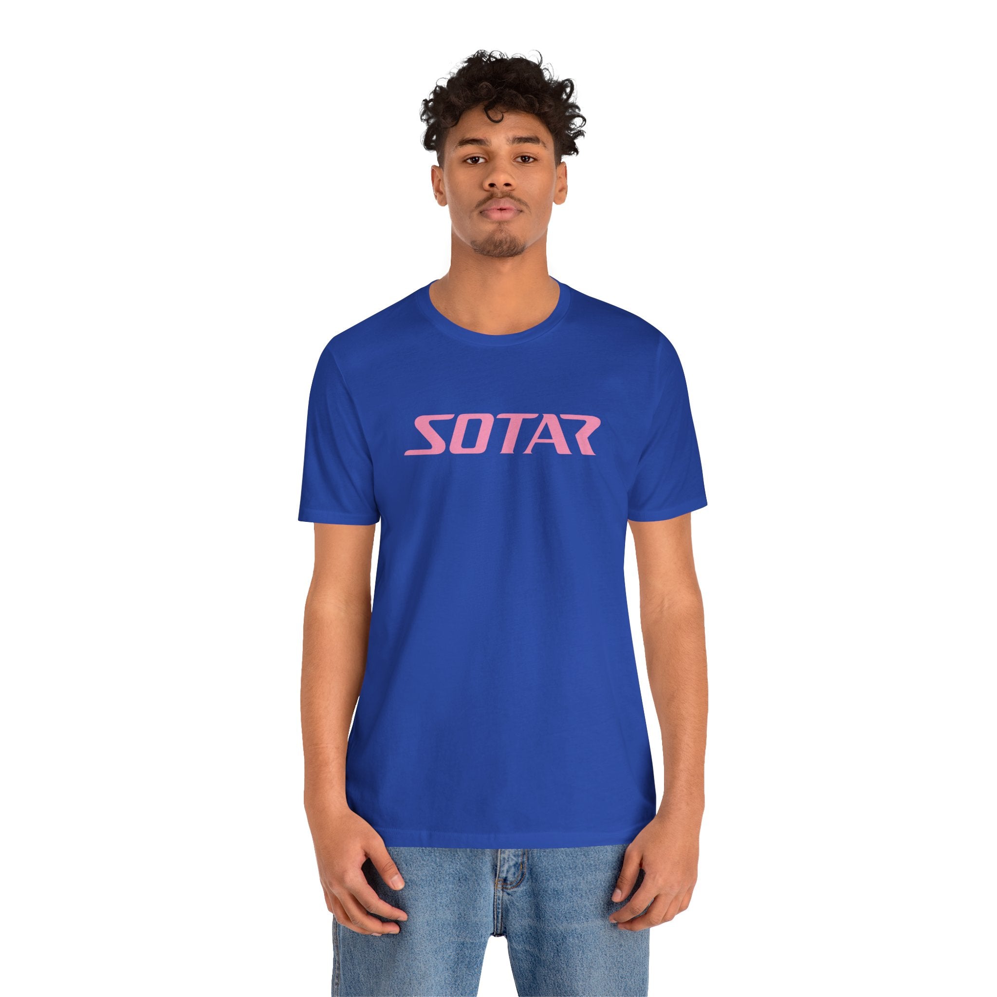 SOTAR Pink LOGO Graphic Tee - Unisex Casual T-Shirt, Everyday Outdoor