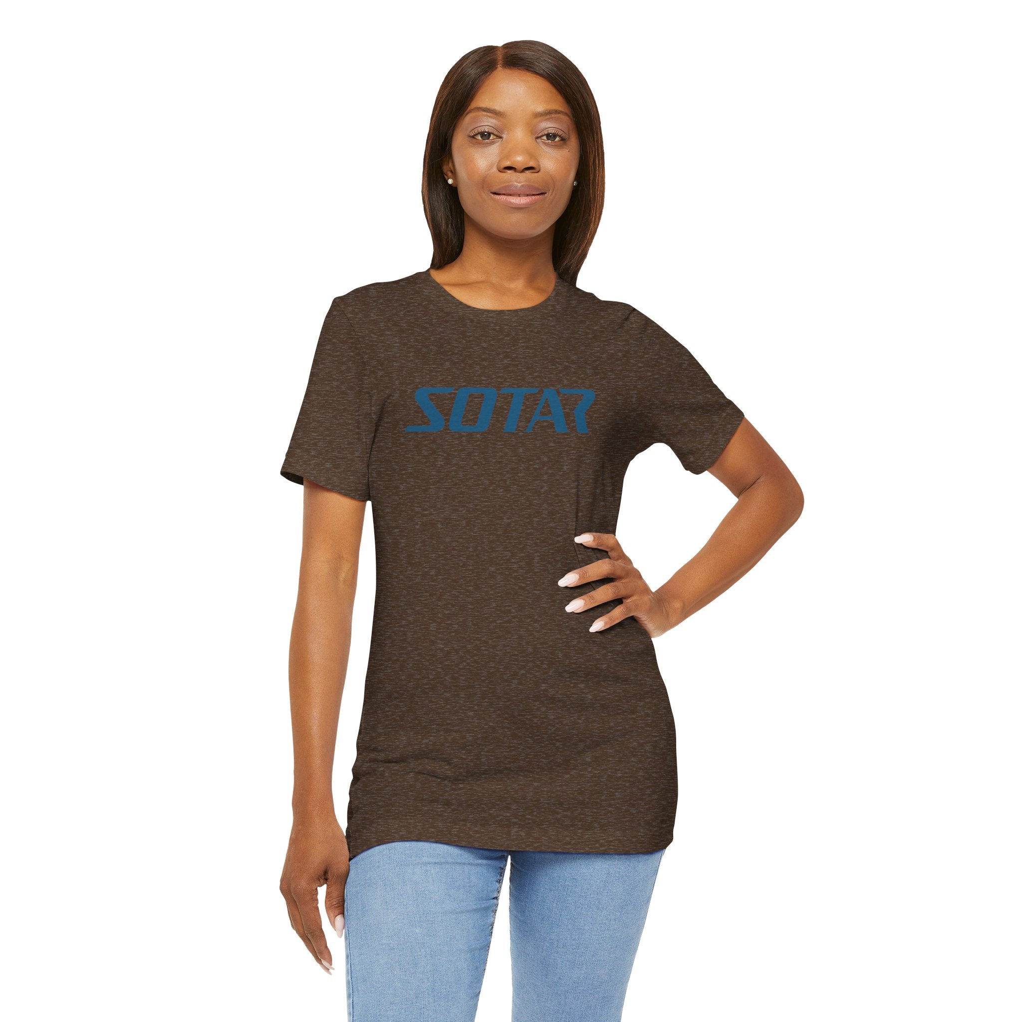 SOTAR Teal LOGO Graphic Tee - Unisex Casual T-Shirt, Everyday Outdoor
