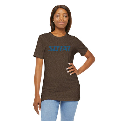 SOTAR Teal LOGO Graphic Tee - Unisex Casual T-Shirt, Everyday Outdoor