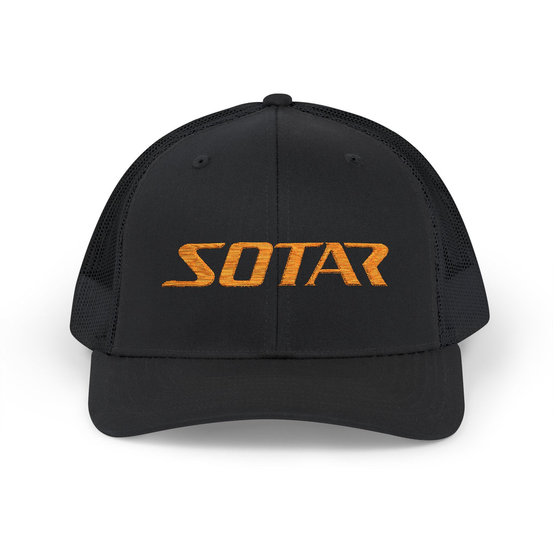 Snapback Trucker Cap - Orange Logo