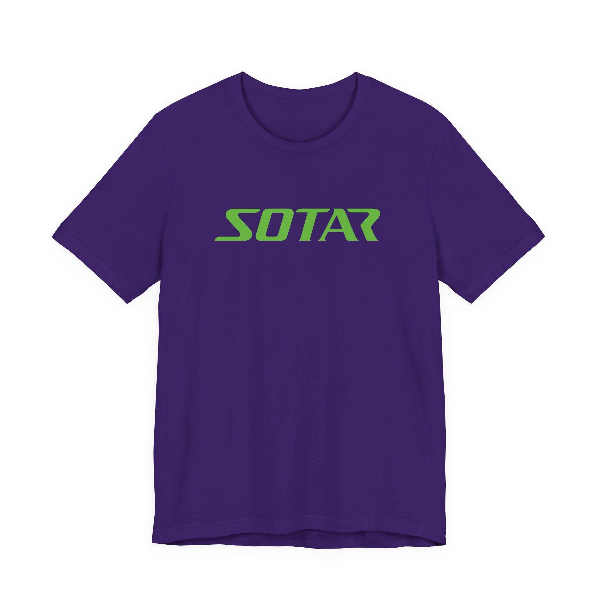SOTAR Lime Green LOGO Graphic Tee - Unisex Casual T-Shirt, Everyday Outdoor