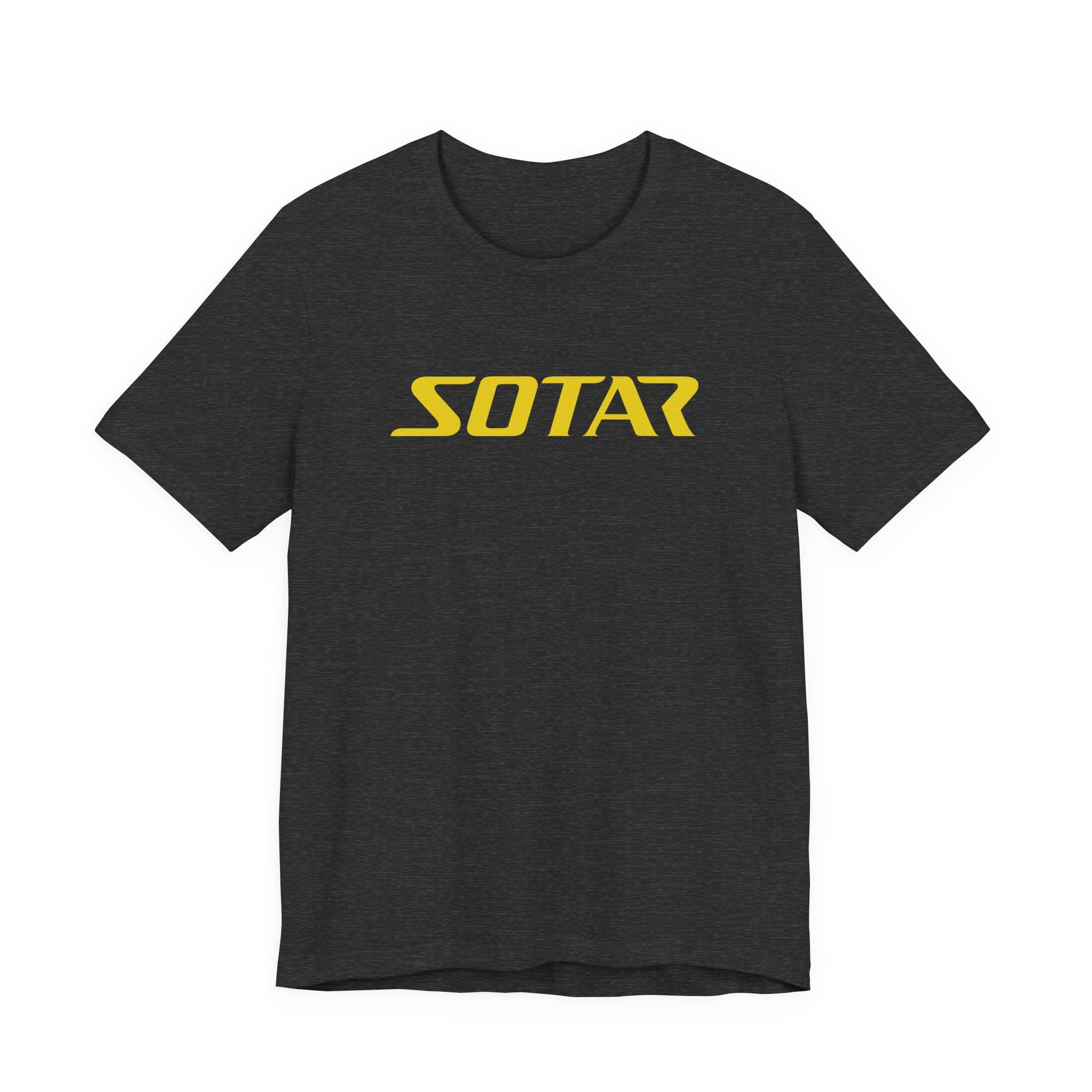 SOTAR Yellow LOGO Graphic Tee - Unisex Casual T-Shirt, Everyday Outdoor