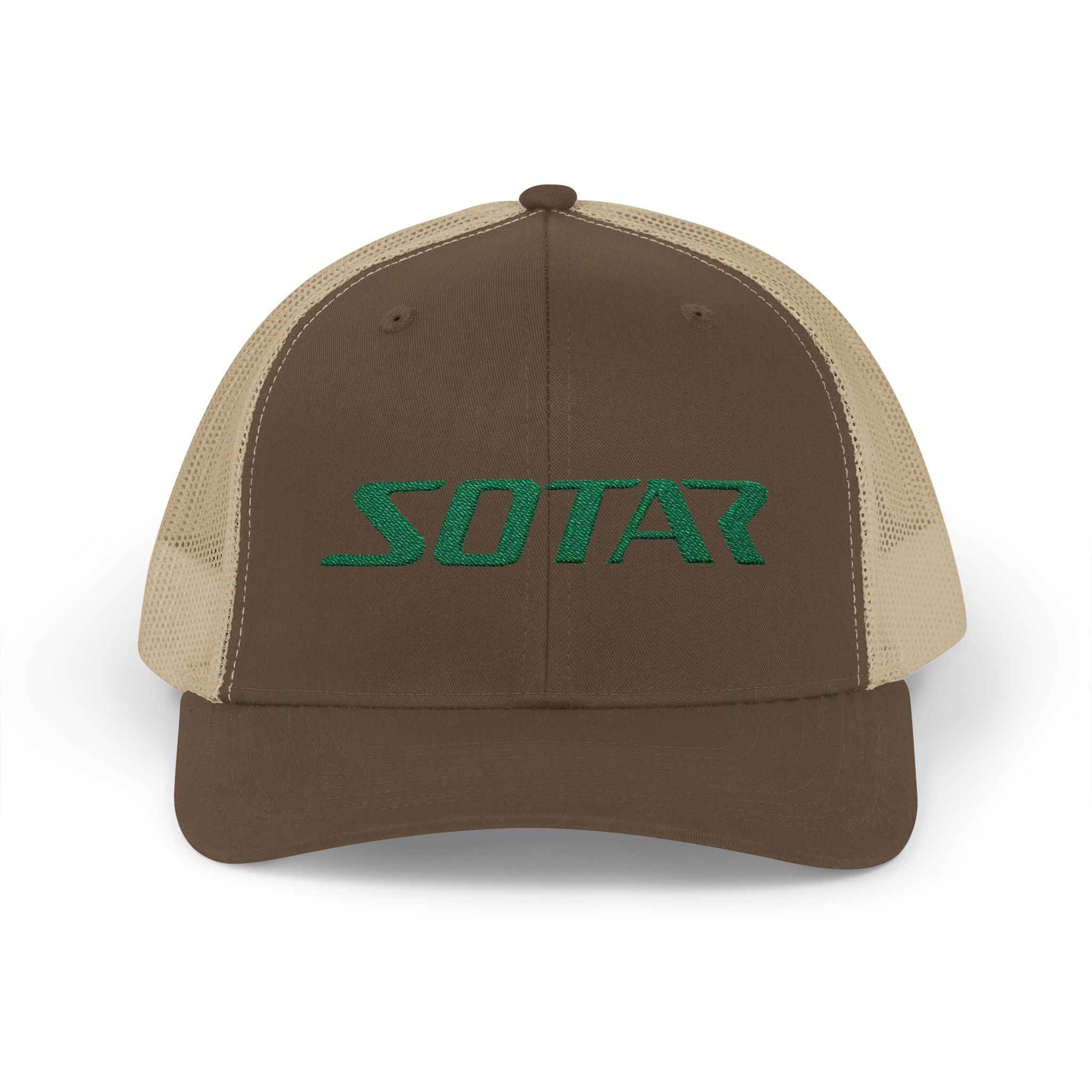 Snapback Trucker Cap - Green Logo