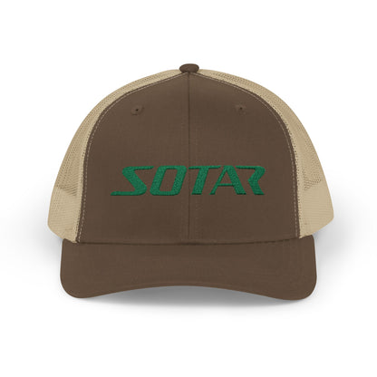 Snapback Trucker Cap - Green Logo
