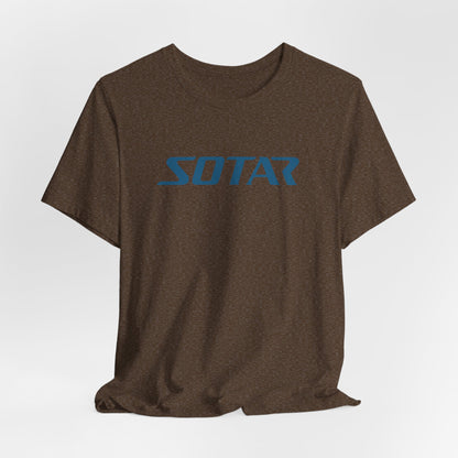 SOTAR Teal LOGO Graphic Tee - Unisex Casual T-Shirt, Everyday Outdoor