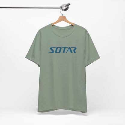 SOTAR Teal LOGO Graphic Tee - Unisex Casual T-Shirt, Everyday Outdoor
