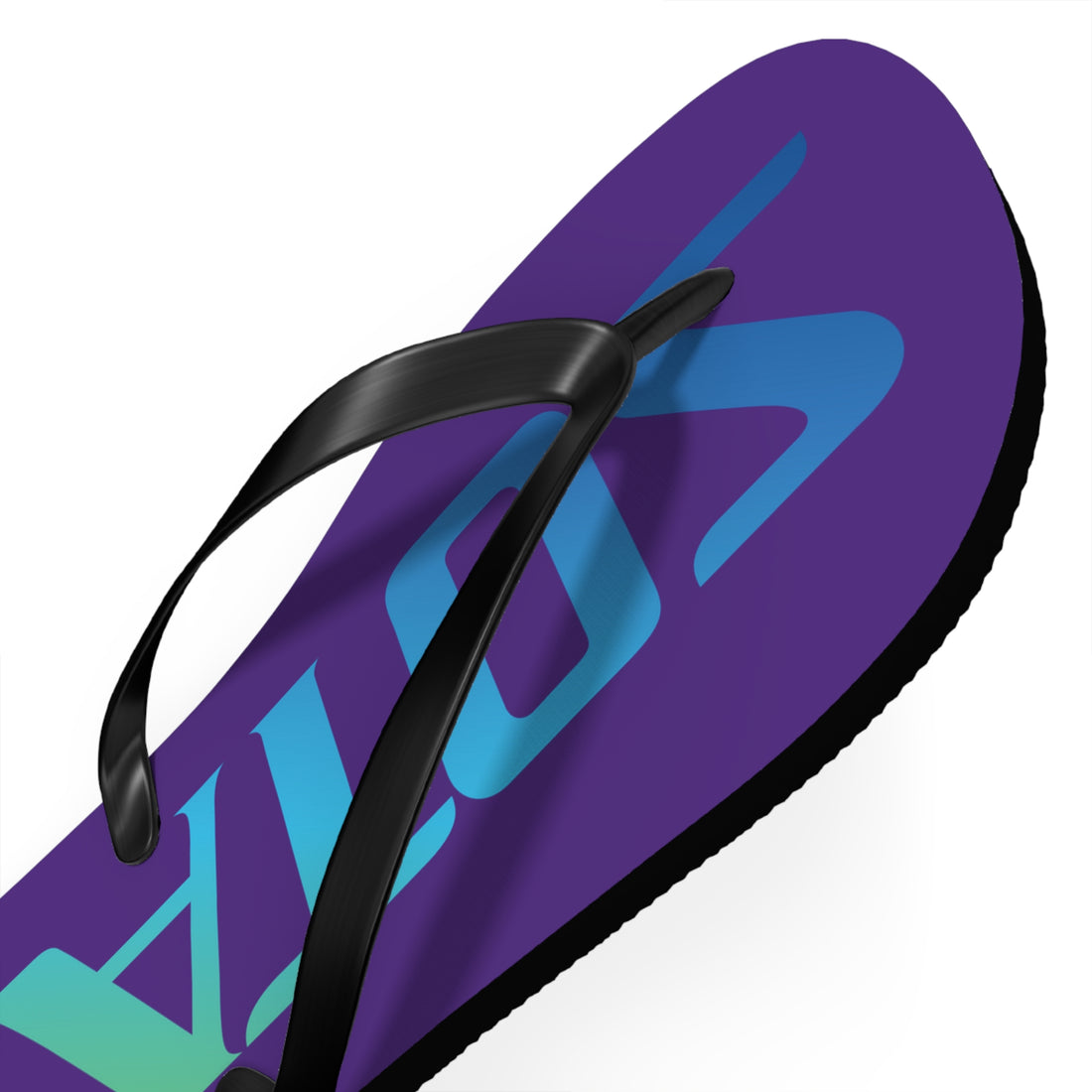 SOTAR Ocean Logo Purple Flip Flops Sandals Summer River Water Wear