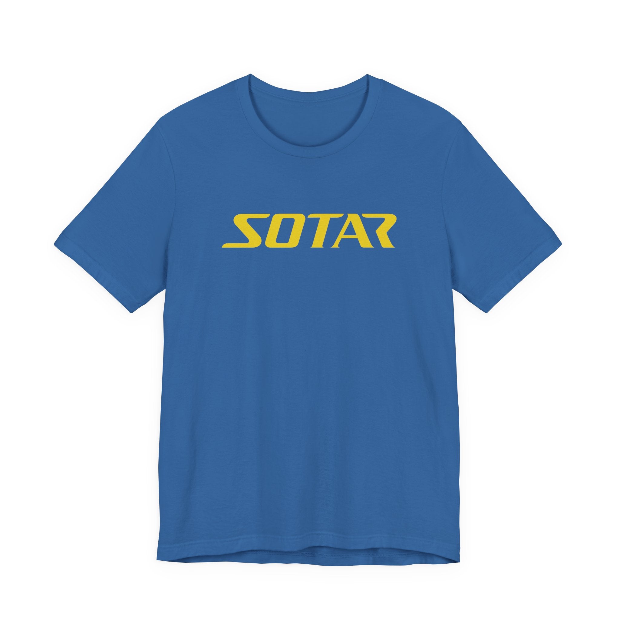 SOTAR Yellow LOGO Graphic Tee - Unisex Casual T-Shirt, Everyday Outdoor