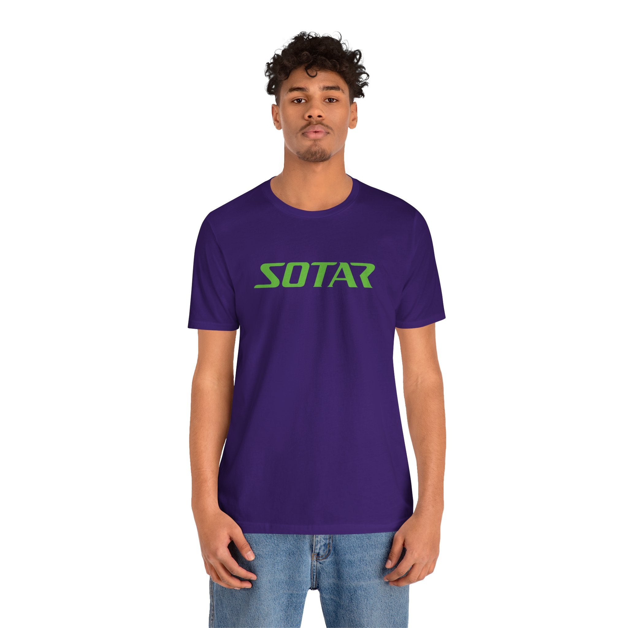 SOTAR Lime Green LOGO Graphic Tee - Unisex Casual T-Shirt, Everyday Outdoor