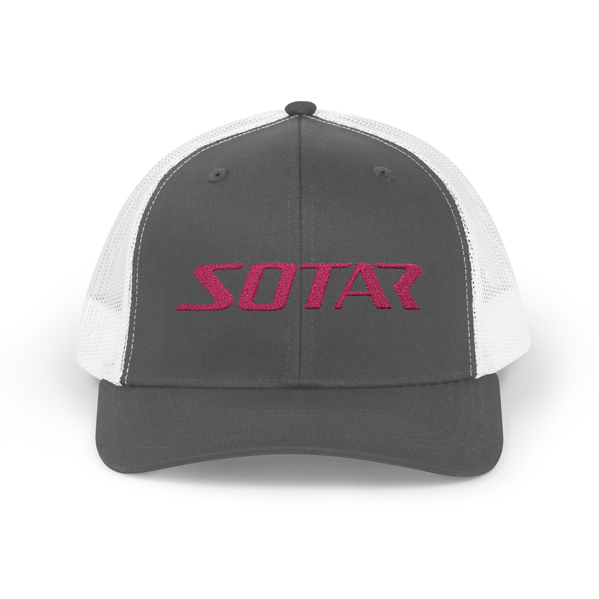 Snapback Trucker Cap - Pink Logo