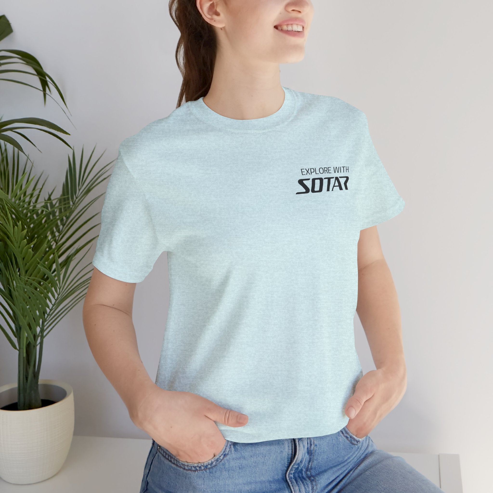 I Explore with SOTAR Black Logo - Liquid SL Series T-Shirt